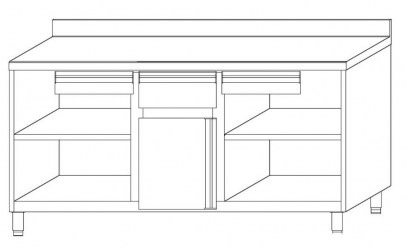 Mueble Cafetero MCN-150 Docriluc